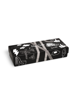 4-PACK BLACK AND WHITE SOCKS GIFT SET - Image 4
