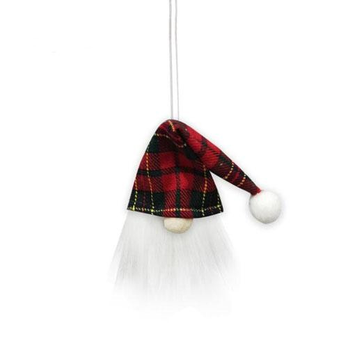 CHRISTMAS HANGING ORNAMENT – BOTTLE COVER – SCOTTISH TARTAN