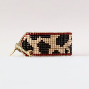 NEEDS & PINS ΒΡΑΧΙΟΛΙ ANIMAL PRINT – ΣΚΟΥΡΟ ΚΟΚΚΙΝΟ - Image 4