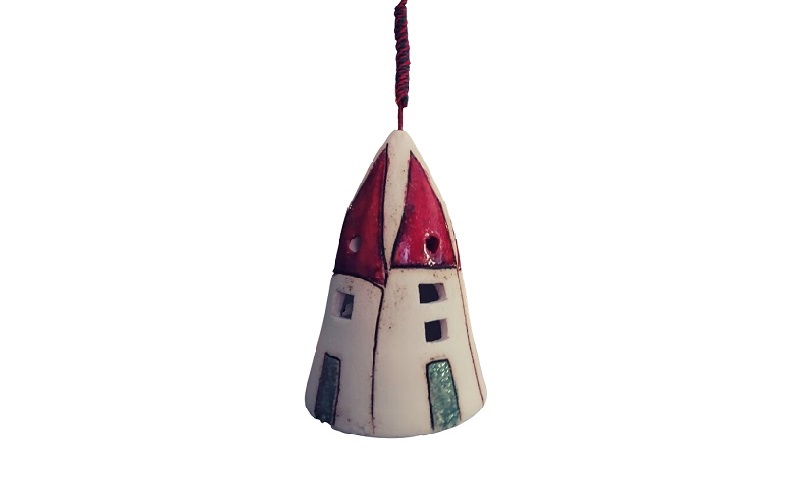 CERAMIC DECORATIVE BELL – GOOD LUCK CHARM