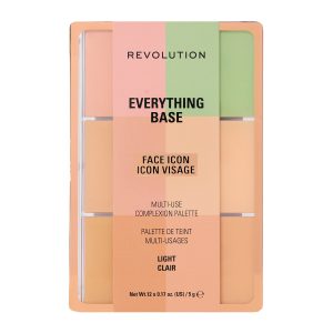 Revolution Everything Base Face Icon Complexion Palette Light